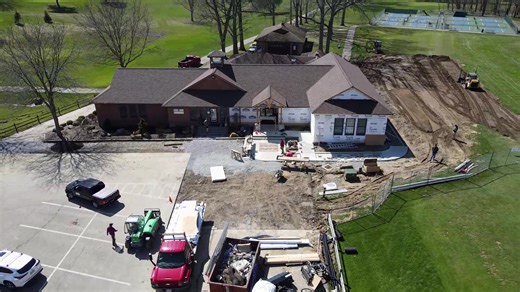 RIEN Construction captured this great view of the progress on the Buhl Park Golf Course project. | Buhl Park