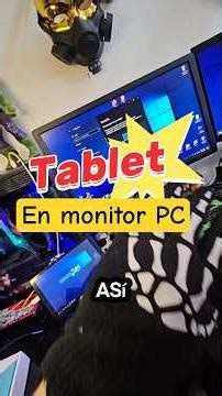Así puedes convertir tú tablet vieja que no le sirve el táctil como un monitor de pc #Android #app