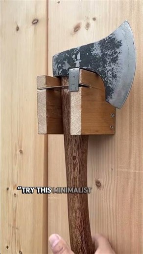 Stop Leaving Your Axe Anywhere! Try This Simple Holder 🪓