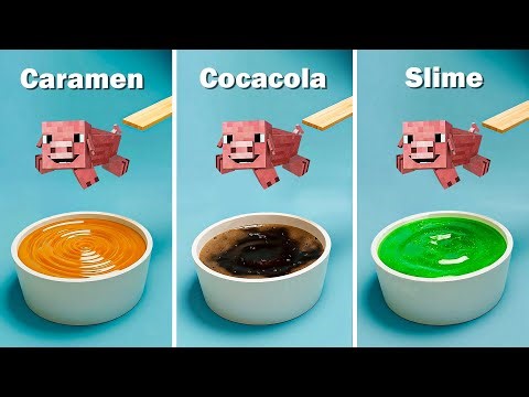 Satisfying Minecraft Physics Simulation with Swimming Pool 😱 You Must See | ZenBlock Craft