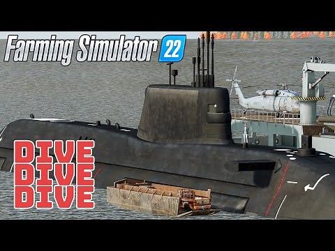 Fully Functional Submarine & WW2 Amphibious Vessel - Water Map Special!