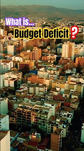 📉💰What is Budget Deficit? #budgetdeficit #budget #deficits #whatdoesitmean #economics #economy