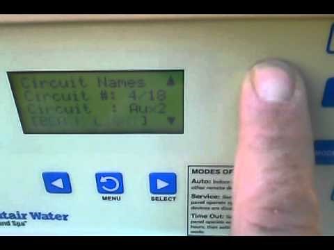 Programming Circuit Names on an Easy Touch