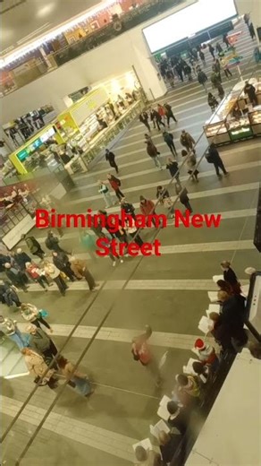 Birmingham New Street train station.
