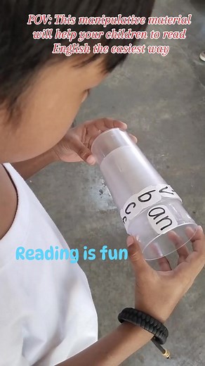 Try this manipulative material in reading. Learn to read the easiest way. #reading #education | Teacher Anne
