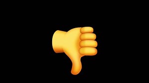 Thumbs Down Animated Emoji Alpha Channel Stock Footage Video (100% Royalty-free) 1103605239 | Shutterstock