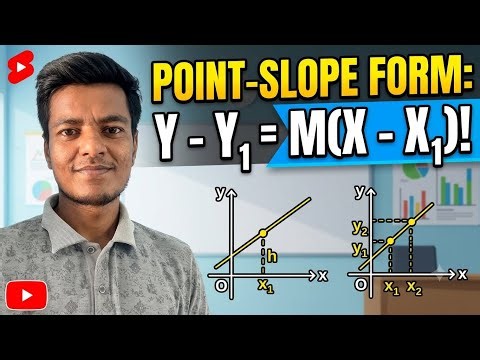 Point slope form of line | For CBSE and ICSE board|