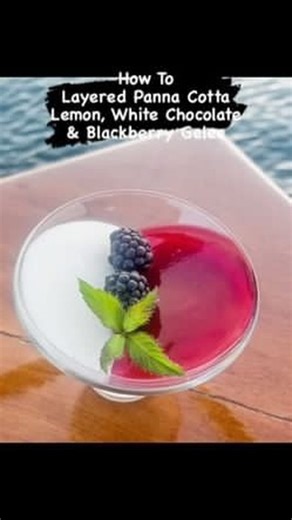 The BTS of how I made the Triple-Layered Panna Cotta for a guest’s...