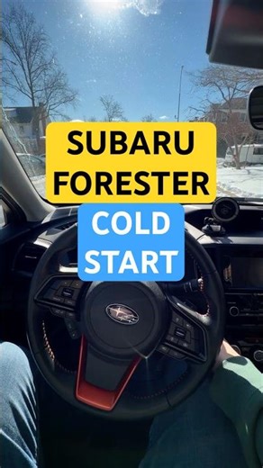 Subaru Forester Cold Start
