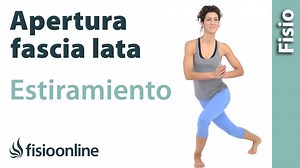 Estiramiento de tensor de la fascia lata