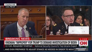 The hearing room applauds Vindman as he details why he has the confidence to testify about the president and tell his father not to worry: “This is America. This is the country I served and defended, that all my brothers have served — and here — right matters.” | Axios