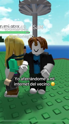 Internet del vecino y humor en Roblox