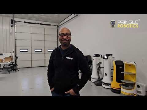 CC1 Floor Cleaning Robot Runs Cleaning Task