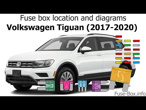 Fuse box location and diagrams: Volkswagen Tiguan (2017-2020)
