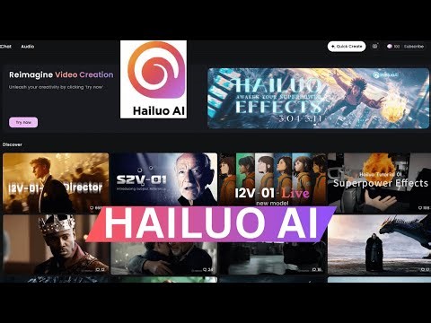 Hailuo AI Tutorial For Beginners, Create Videos From Images