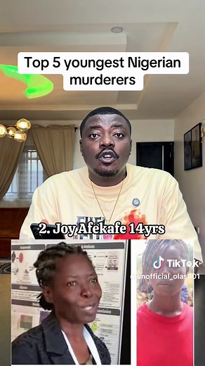 Top 5 youngest Nigerian murderers