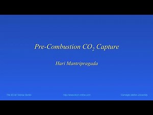 Pre-Combustion CO2 Capture