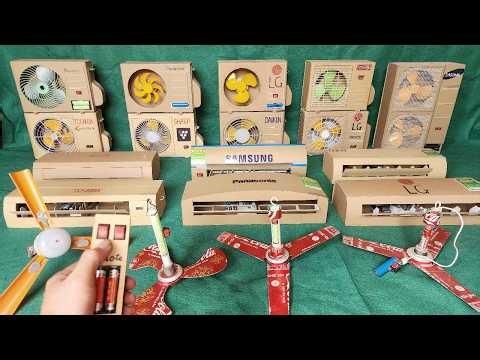 Cooling devices for summer 2026: homemade air conditioner and ceiling fan.