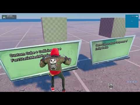 Cube Mesh vs Cube Mesh as Component on Entity Prefab