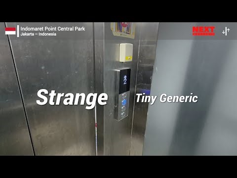 Strange Tiny NEXT Elevator | Indomaret Point Central Park, Jakarta, ID