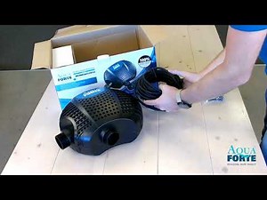 Unboxing the AquaForte O-Plus Vario pond pump