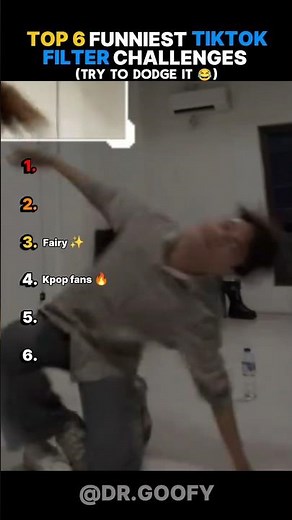 Top 6 Funniest TikTok Filter (Try To Dodge It) Challenge Part 3 😂 #tiktoktrend