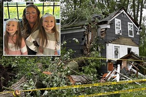 Twin girls killed in upstate NY storm after tree crushes home, as neighbors recall devastated mother crying for help