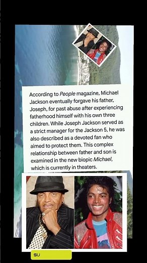Michael Jackson and Joseph Jackson: A Story of Reconciliation and Understanding