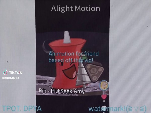 Cool Animation Featuring Pin from BFDIA