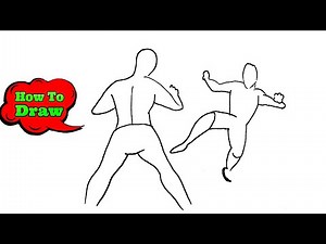 How To Draw Fight Scenes | Drawing Anime Fight Scenes | Drawing Tutorial For Beginners Step By Step