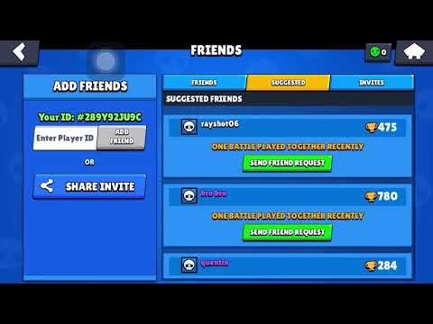 How to add / Invite Friends in Brawl Stars | Play with friends