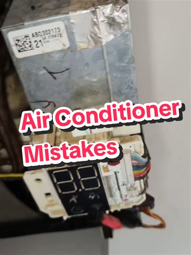 Air conditioner Service mistakes . . . #aircareservice #aircarepk #trending #fyp