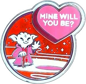 Disney Pin Yoda Valentine - Mine Will You Be? Star Wars Pin