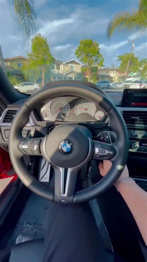 BMW M4 startup POV