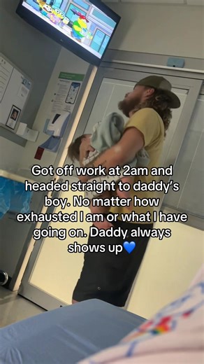 A Touching Moment at Daddy's Boy