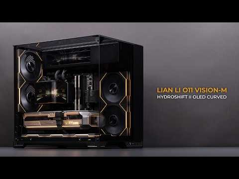 Peak LIAN LI Aesthetics | O11 Vision-M & HydroShift II OLED Curved | Micro ATX Gaming PC Build