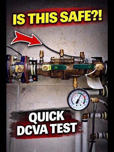 How to Test a DCVA Backflow Preventer (Is It Safe?)
