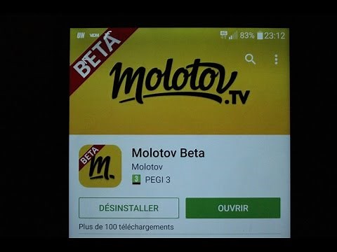 MolotovTV Beta Sur Android