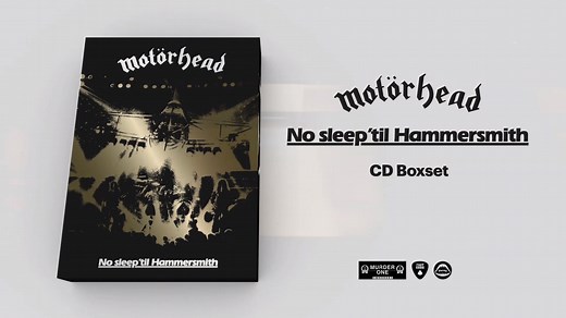 Check out the contents of the 40th anniversary, deluxe CD box set of the most necessary live album of all time; No Sleep ‘Til Hammersmith. Preorder here https://motorhead.lnk.to/nosleep40FA | Official Motörhead