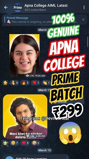 apna college prime batch free, apna college ai ml course free #apnacollege #aiml #prime #datascience