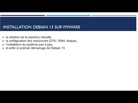 Installation de Debian 13 Trixie sur VMware