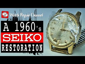 A 1960s Seiko Sportsmatic Watch - Restoration & Repair - 7625A