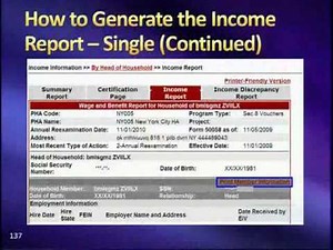 Updated PIH-EIV System Training, Part 2 - HUD - 5/2/11