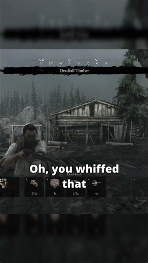 You had one chance and you missed it #fyp #shorts #gaming #huntshowdown #gameplay