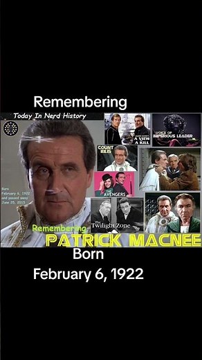 Remembering Patrick Macnee, born February 6, 1922 and passed away June 25, 2015.