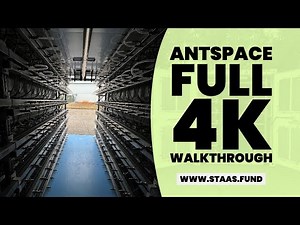 ANTSPACE by BITMAIN - 4K VIDEO WALKTHROUGH by StaaS Fund - Liquid Cooled Bitcoin Mining Solution!