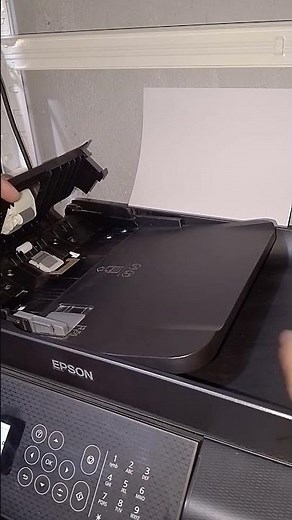 HOW TO OPEN ADF IN EPSON L5290 PRINTER #adf #feeder #printer #printertech #photocopy
