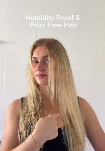 Frizz-Free Hair Routine with Garnier Sleek & Stay Serum