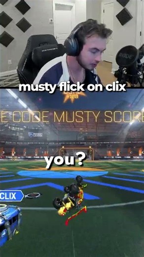 musty flick on clix #amustycow #rocketleague #mustyflick ‪@amustycow‬