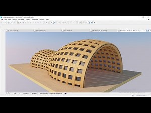 Tutorial ARCHICAD 22 Structure Pavilion Architecture with Shell